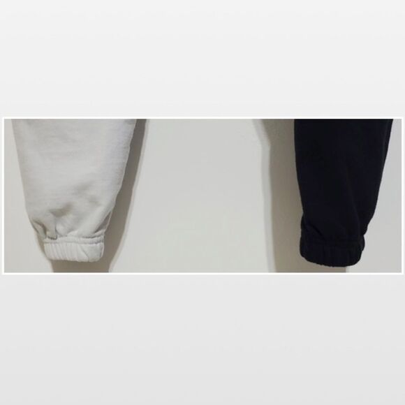 New Ultra Flirt Jogger Pants Womens Plus 3X Color Block Black White Sweats NWT - Picture 8 of 14